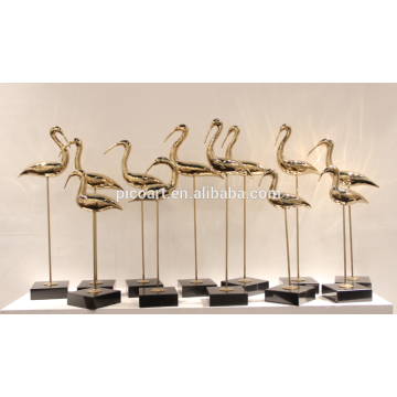 Home decor stainless steel sculpture handmade metal art new products